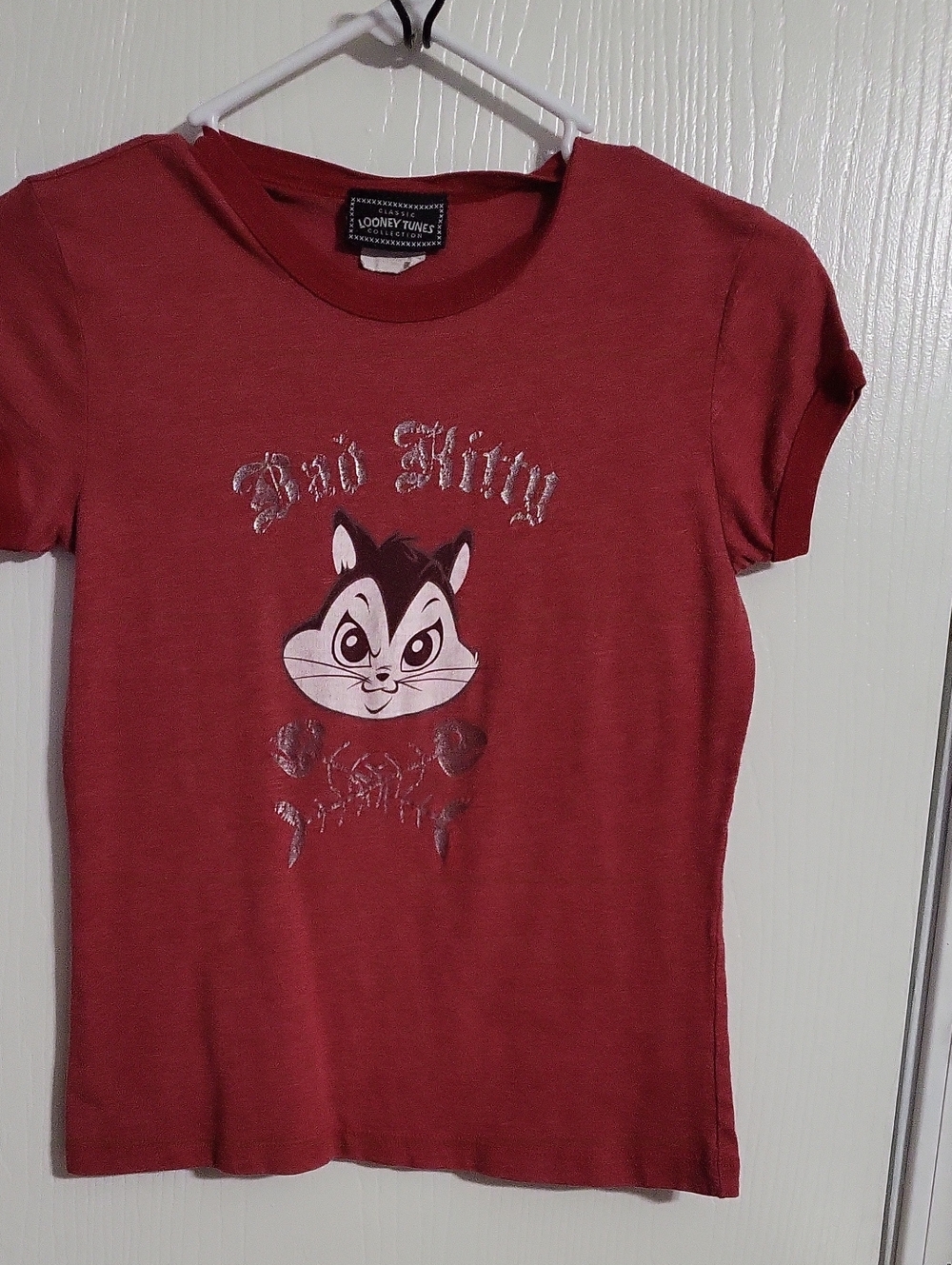 Shirt-Warner Bros.'Bad Kitty' Graphic Short-Sleeve Tee #3231